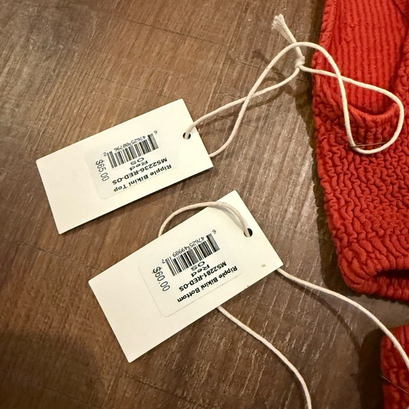 Mollusk Red Ripple Bikini Set - Picture 3 of 8